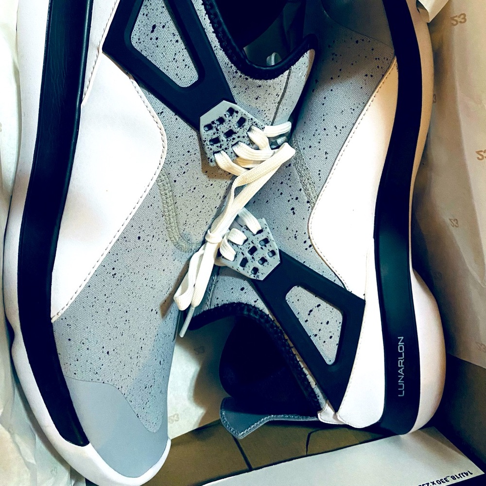 Nike Air Jordan Fly ‘89 Retro White Cement New!
